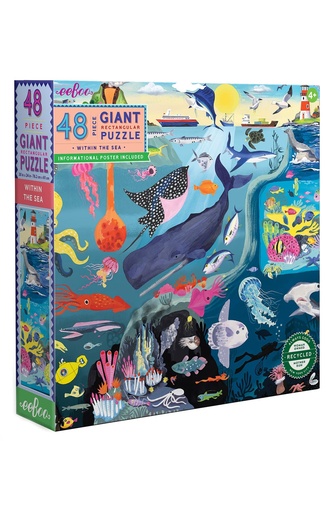 [EE-1899] Puzzle géant Sous la mer 48 pcs