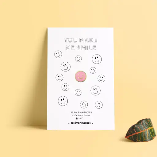 Pin's You Make Me Smile Smiley Rose