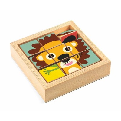 [DJ-9539] Puzzle 9 pcs Tournanimo Djeco