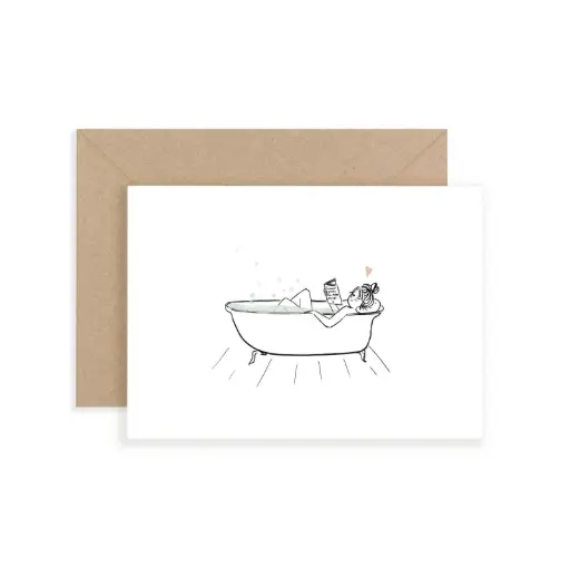 Carte Mon bain, un moment précieux - My Lovely Thing