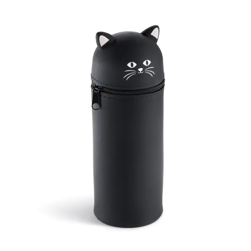 [AP-0357] Trousse Silicone Chat noir