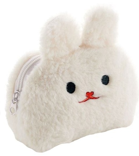 [AP-2910] Pochette Bouclette Lapin Blanc