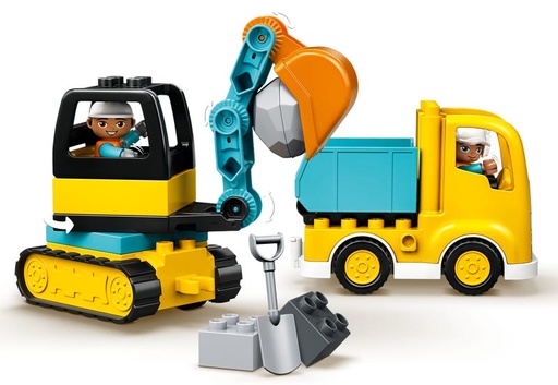 [LE-8204] Camion et pelle à chenilles - Lego Duplo
