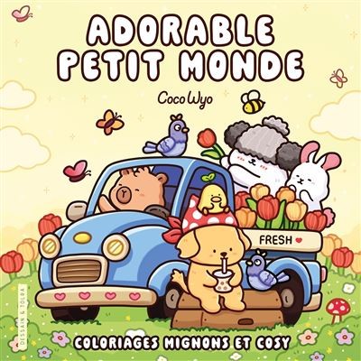 [LA-6652] Adorable petit monde Coloriages mignons et cosy 