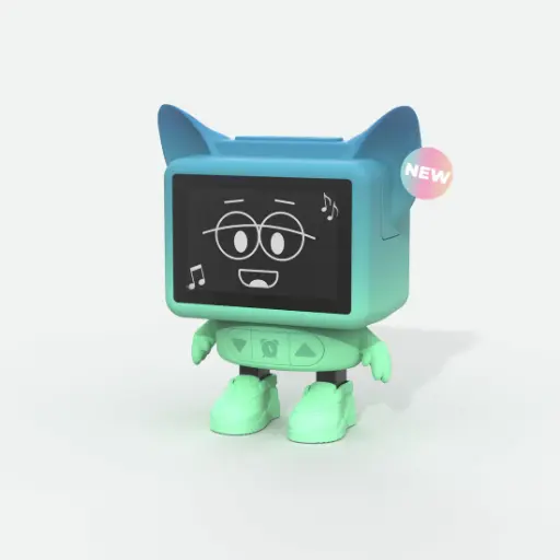 [MO-1320] Dancing Clock Blue