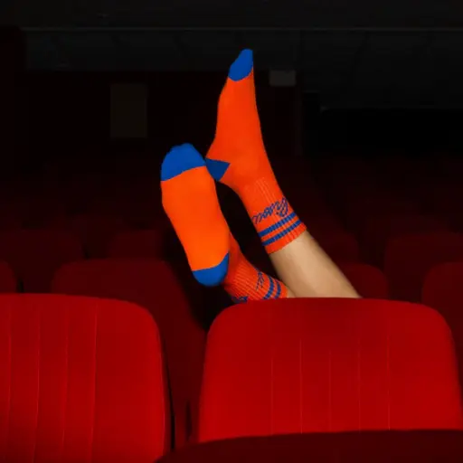 [MA-7608] Chaussettes Orange Bisou