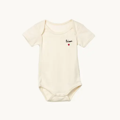 [MA-0159] Body brodé Bisou 18 mois
