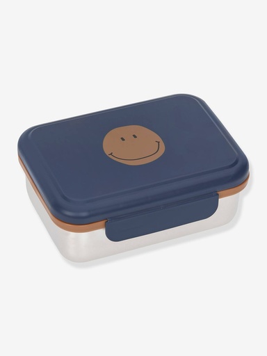[LA-0417] Boite à tartines Inox Smile Bleu