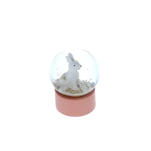 [PE-3431] Mini Boule à Neige Lapin 