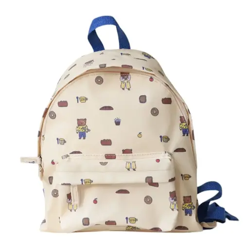 [PE-7214] Sac à dos enfant ours Petit déj 