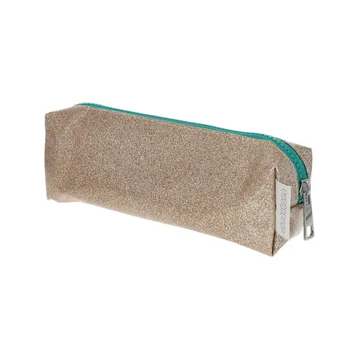 [PE-6217] Trousse Dorée et Verte à Paillettes 
