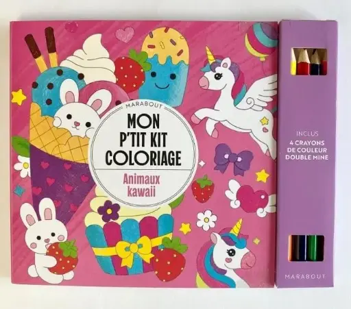 [MA-3825] Mon p'tit kit Coloriage animaux Kawaii