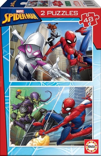 [ED-0994] 2 Puzzles Spiderman (2x48 pcs)