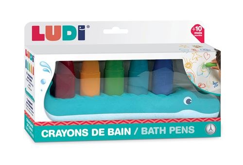 [LU-0807] 5 Crayons effaçables pour le Bain Ludi