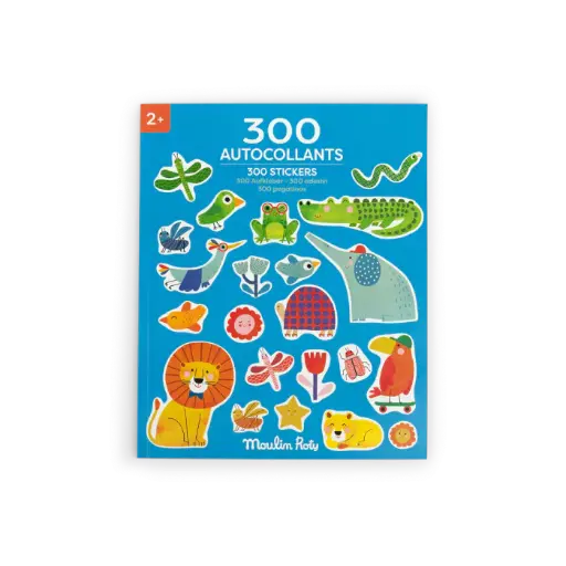 [MO-6061] Cahier de 300 stickers Les Toupitis Moulin Roty
