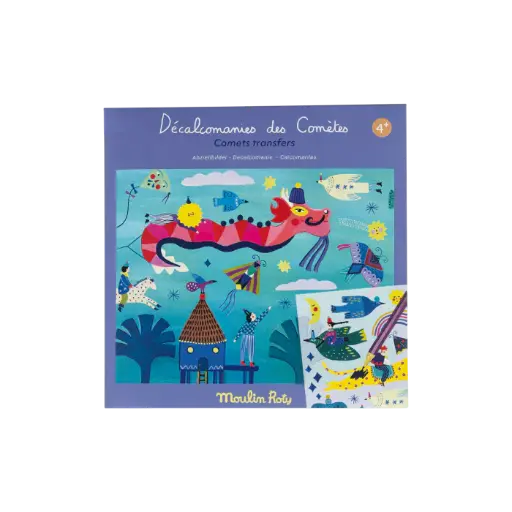 [MO-0075] Décalcomanies Les Comètes filantes