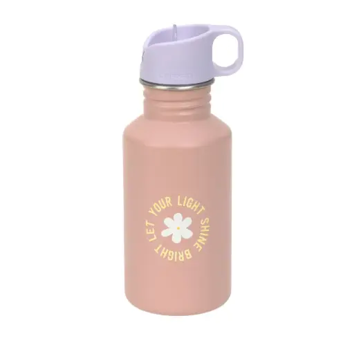 [LA-0941] Gourde inox 500ml Pattern Party rose Lässig