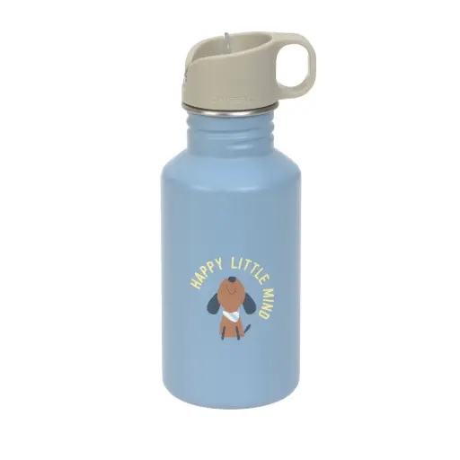 [LA-0934] Gourde inox 500ml Pattern party bleue Lässig