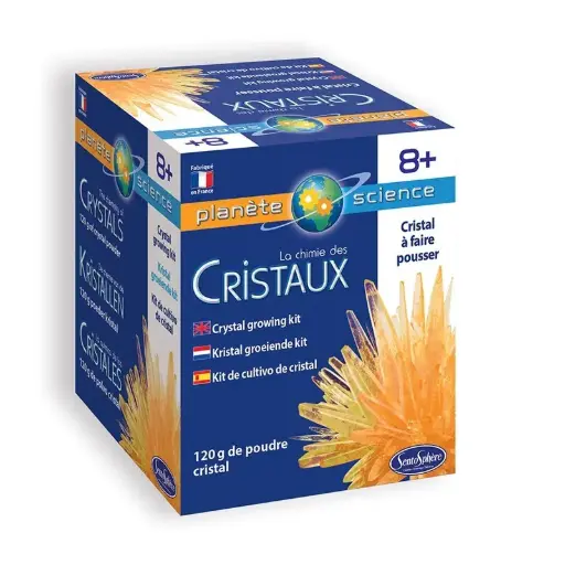 [SE-8943] Cristal à faire pousser jaune La Chimie des cristaux