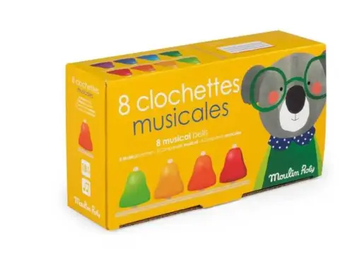 [MO-1081] 8 Clochettes musicales Moulin Roty