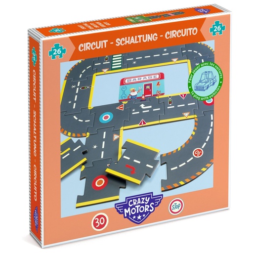 [DJ-4981] Puzzle Circuit Crazy Motors