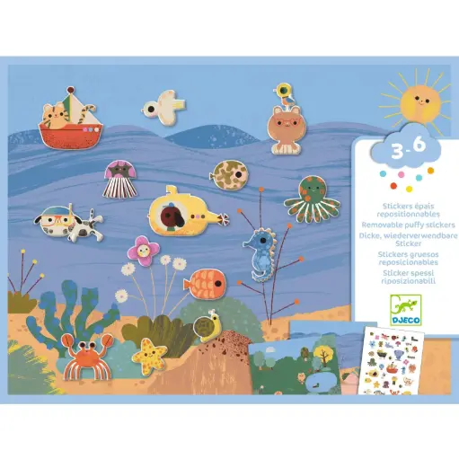 [DJ-9494] Stickers Epais et Repositionnables Djeco