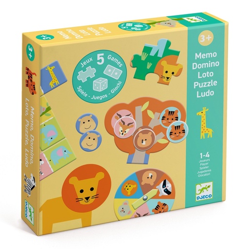 [DJ-2762] Animaux sauvages 5 Jeux