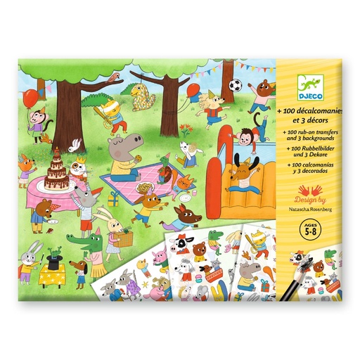 [DJ-3553] Décalcomanies C'est la fête !