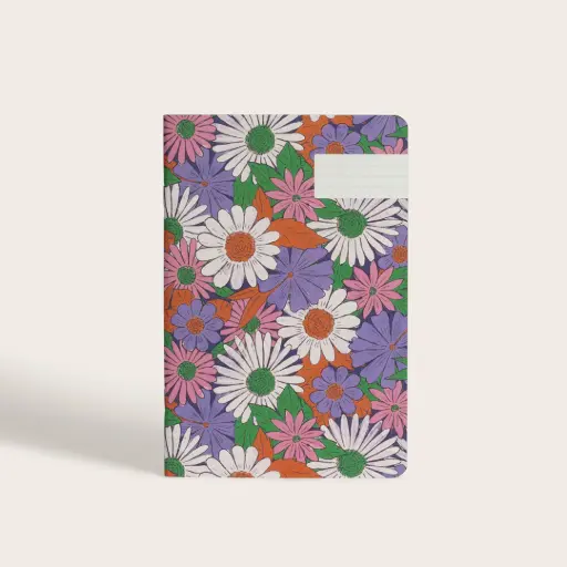 Carnet Flower Power parme Season Paper