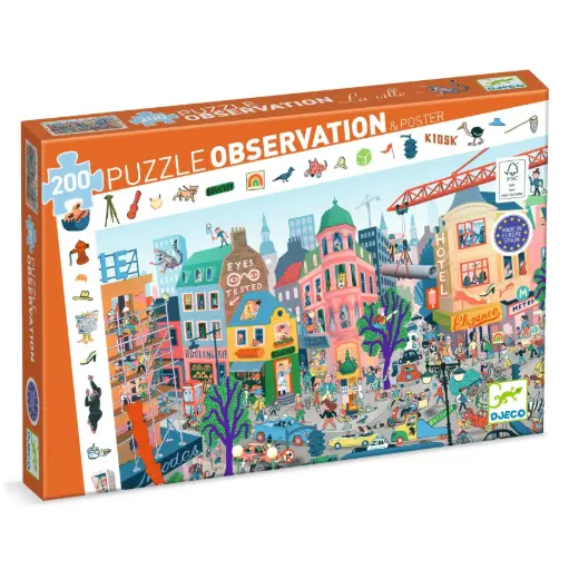 [DJ-5153] Puzzle Observation La Ville 200 pcs