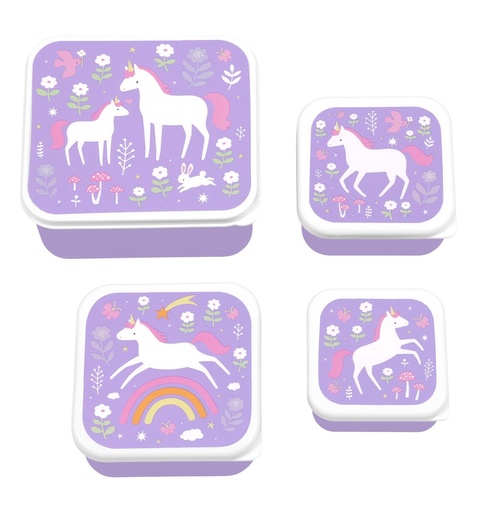 [AL-3658] Set de boîtes à collations Unicorn Dreams