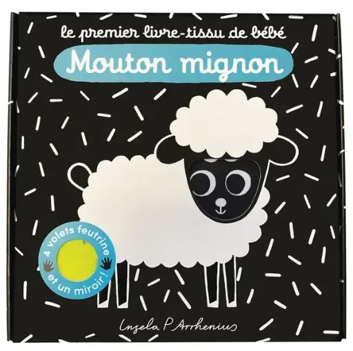 [CA-6411] Mouton mignon Livre tissu