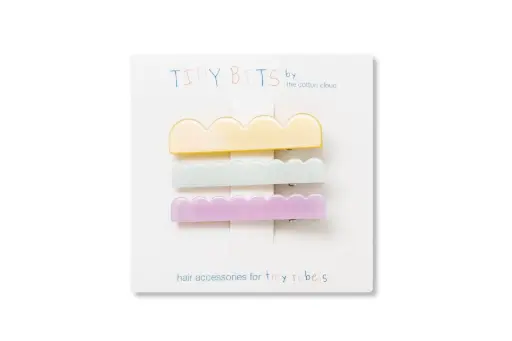 [CO-2815] Pinces à cheveux Wave Pastel (3pcs)