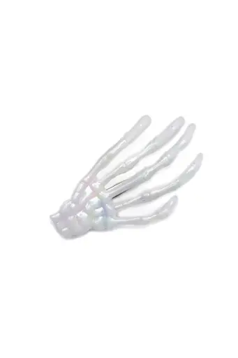 [GR-0858] Pince à cheveux Main de squelette