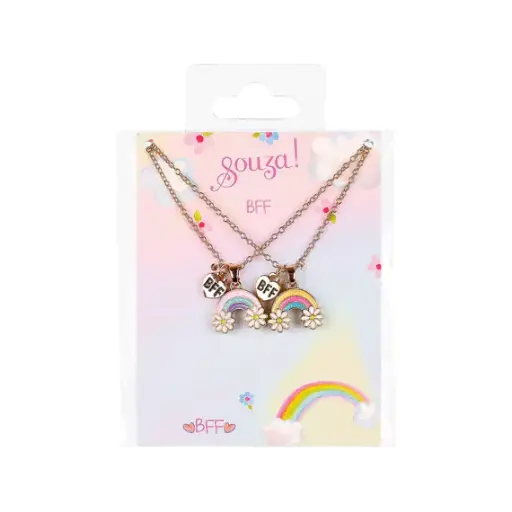 [SO-8628] 2 Colliers BFF Arc-en-ciel Souza