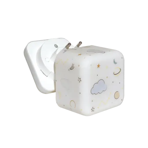 [CL-0645] Veilleuse nomade Cube B Espace Cloud-B