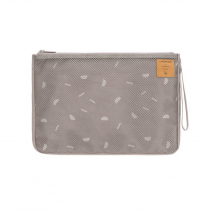 [LA-6579] Pochette organisateur de change Blocks Taupe Lässig