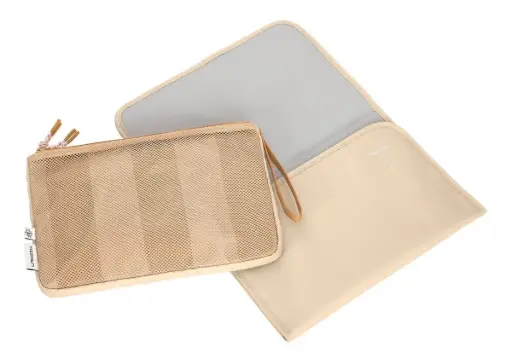 [LA-5834] Pochette organisateur de change Beige Camel Lässig