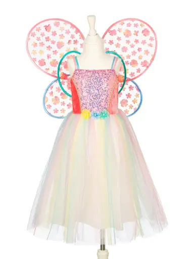 [SO-7357] Robe Flora 5-7 ans, 110-122 cm
