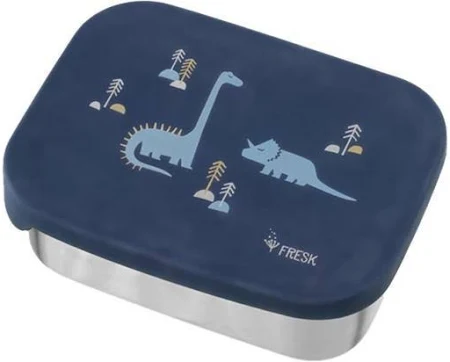 [FR-9682]  Boîte à tartines Inox Dino Fresk