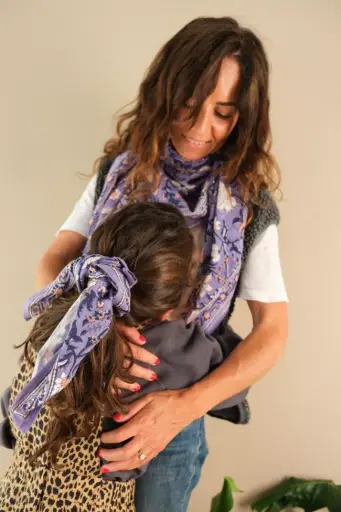 Foulard Adulte Delhi Parme So Family