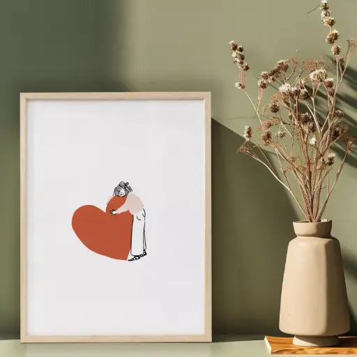 [MY-7274] Affiche Serre-moi fort A5 My Lovely Thing