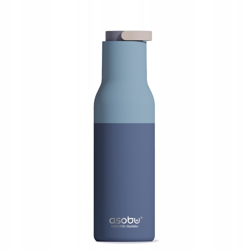[AS-7397] Grande gourde isotherme 650 ml Pastel Blue Asobu