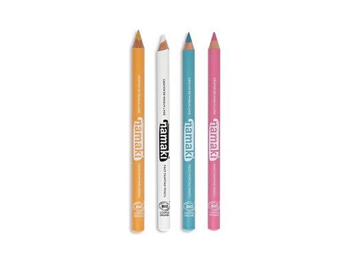 [NA-3143] Crayons de maquillage Jaune Blanc Turquoise Rose Namaki