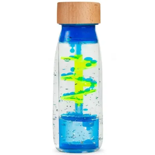 [PE-7793] Bouteille sensorielle Move Bottle Spiral Blue- Petit Boum
