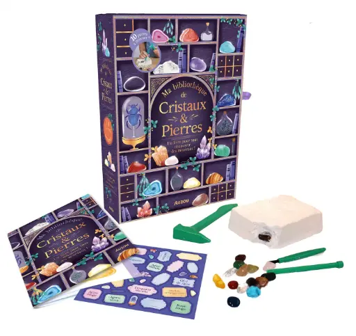 [AU-6698] Ma bibliothèque de cristaux et pierres