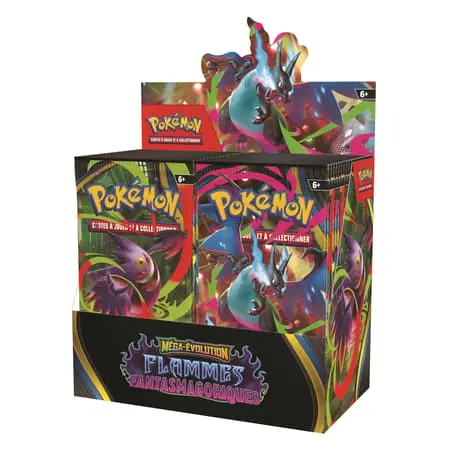 [PO-6114] Pokémon JCC - Méga-Évolution - Pack de Booster ME02 Flammes Fantasmagoriques (Display x36) - FR