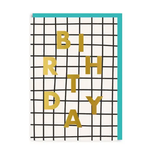 [OH-6085] Birthday Check Greeting Card