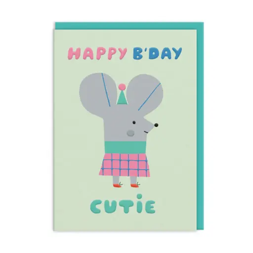 [OH-5917] Cutie Mouse Birthday Card