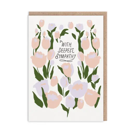 [OH-5611] Floral With Deepest Sympathy Card 